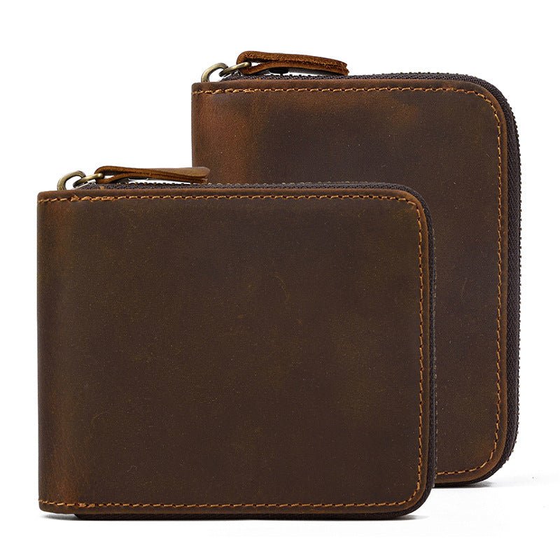 Stylish leather wallets, The Draven, showcasing a sophisticated design for everyday elegance.