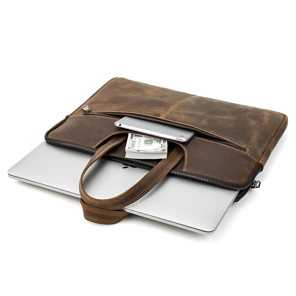 Stylish laptop case-macbook 15 inch with a sleek design and convenient pockets for accessories and essentials.
