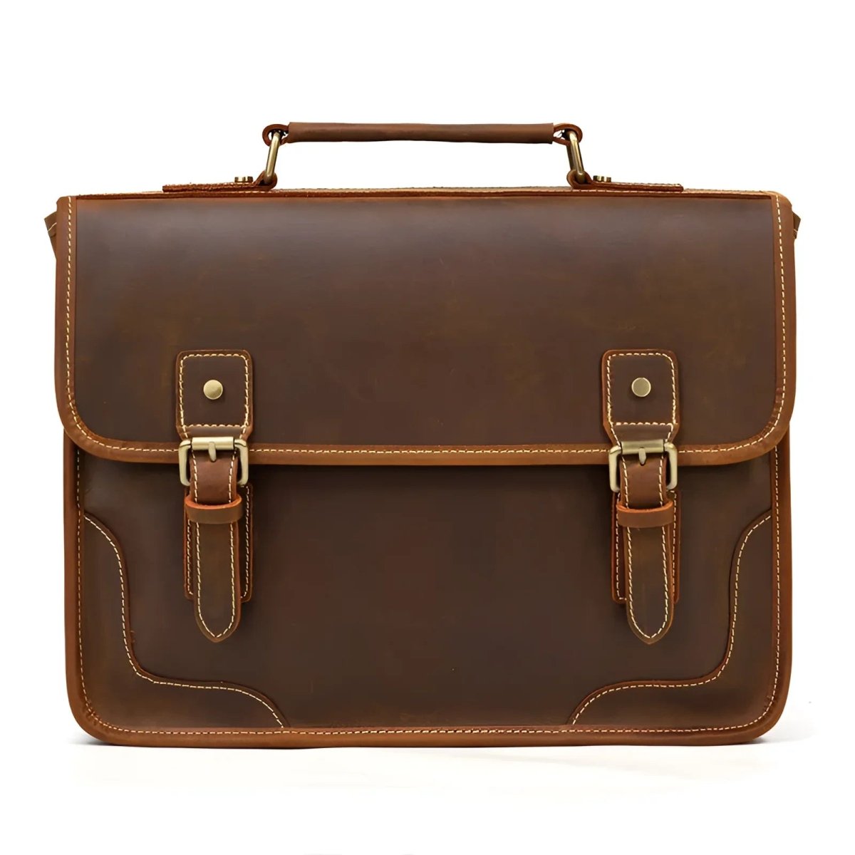 The Draeven Classic – Leather Laptop Messenger Bag