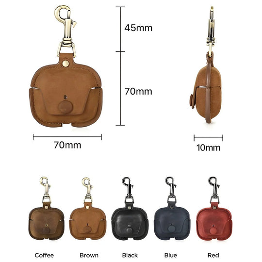 Stylish Airpods 3 leather case available in multiple colors, perfect for protecting your earbuds.