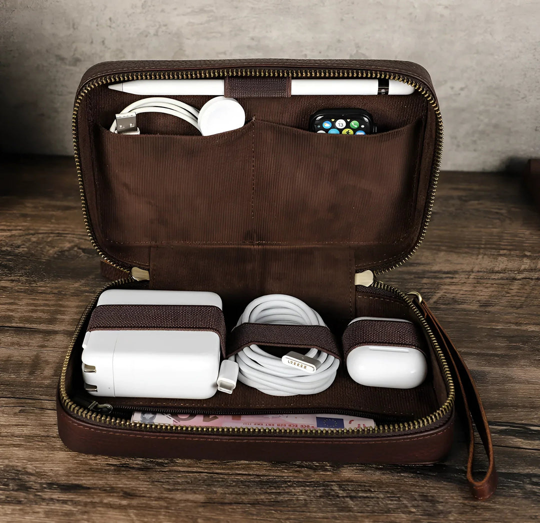 Keep your essentials tidy with the Travel cable organizer, perfect for charging cables and small tech accessories.