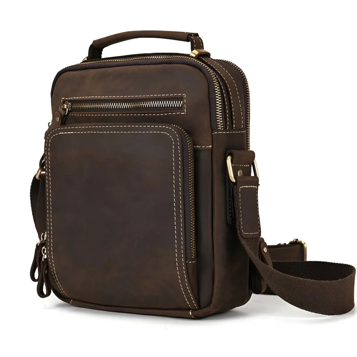 Stylish and functional, The tablet satchel features premium leather and ample storage for modern essentials.
