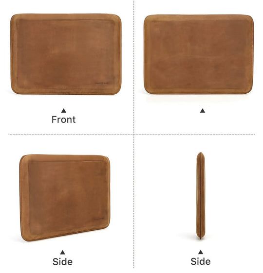 The Draeven Sleeve – Leather Laptop Case (14–15”)