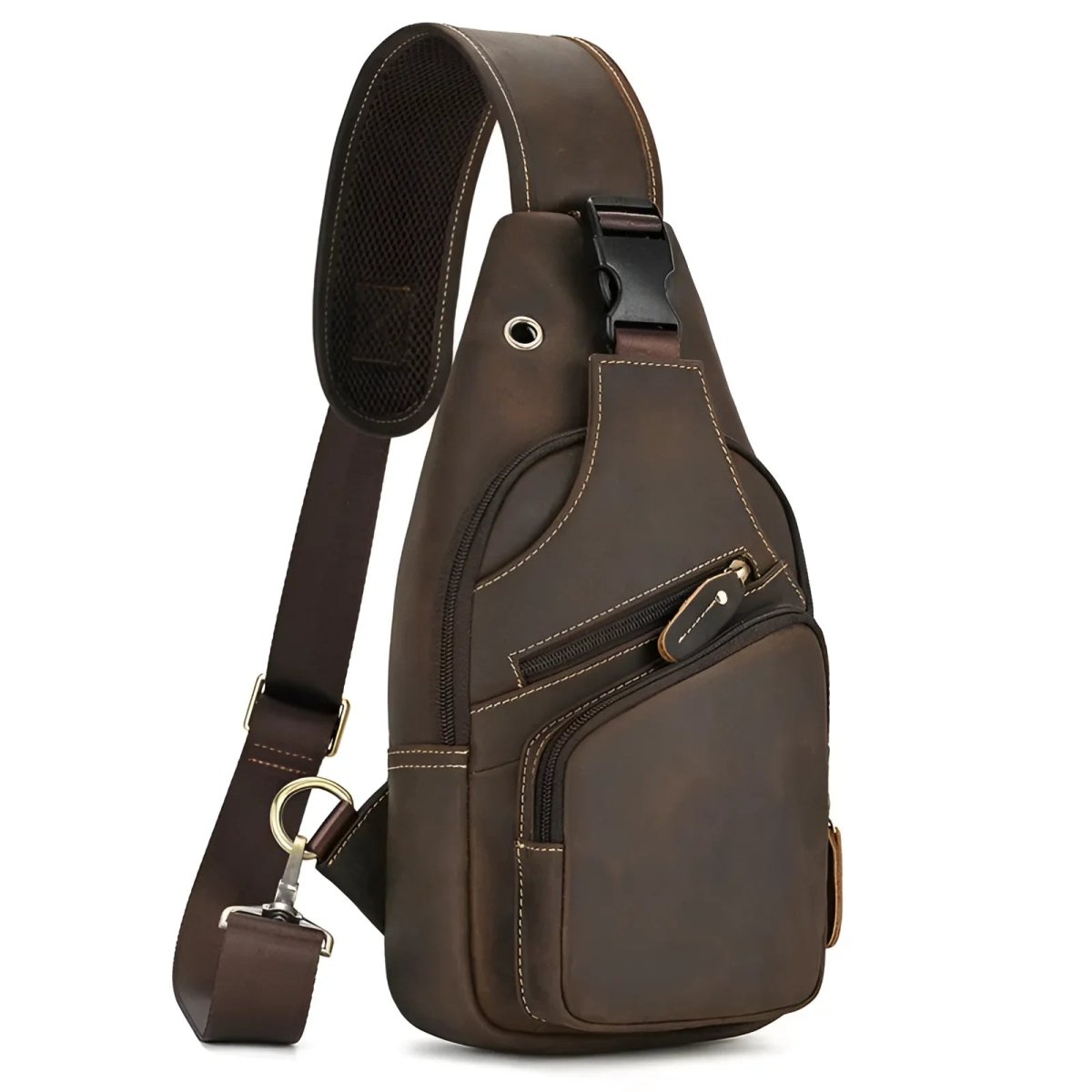 Vintage Leder Umhängetasche/Sling Bag