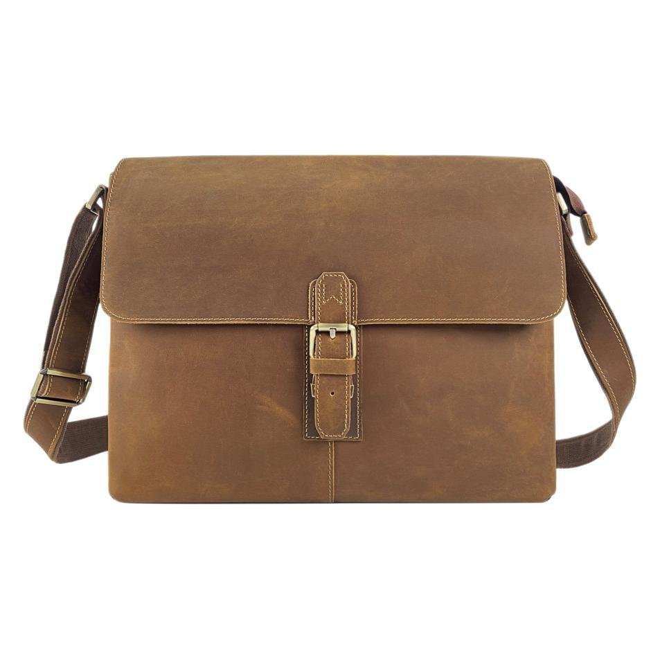 Stylishly designed in rich leather, The Classic Laptop Bag is perfect for work or travel. Ideal for professionals.