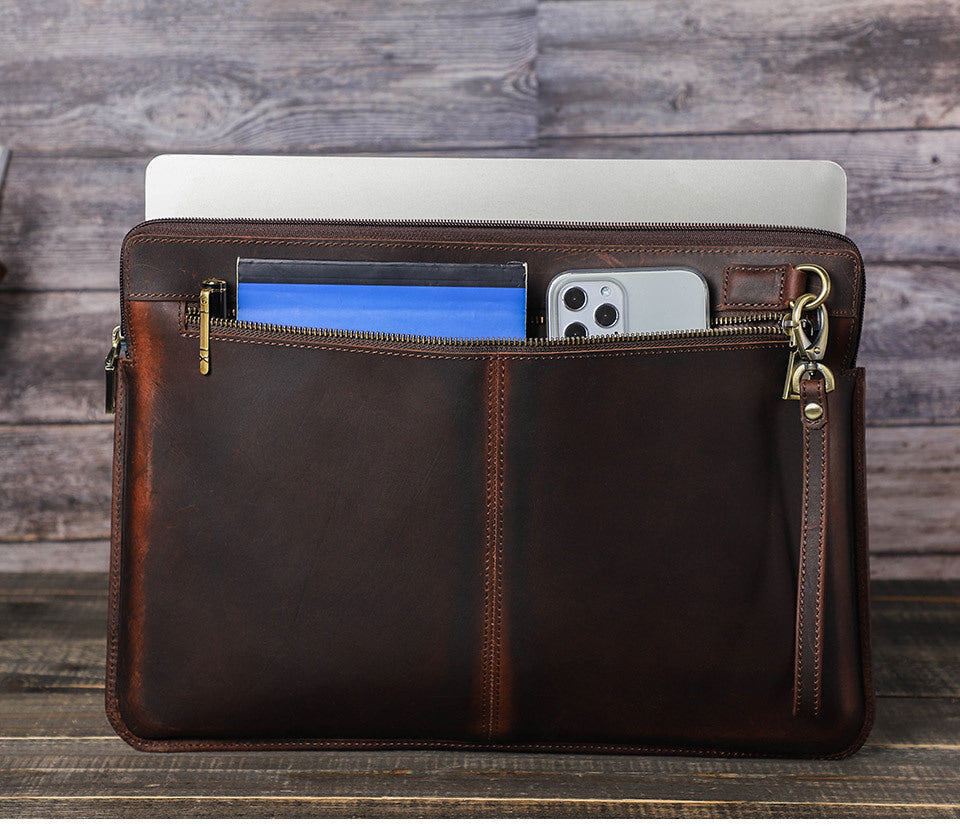 Laptop leather case 16 inch