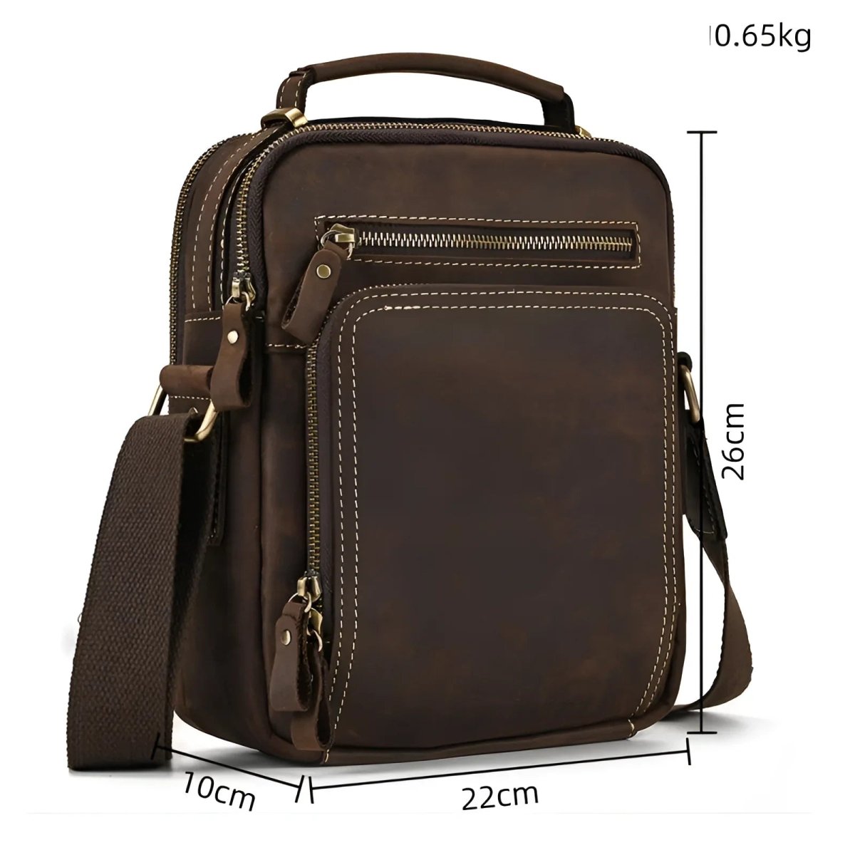 Stylish and functional, The tablet satchel features multiple pockets and a sleek design for modern users.