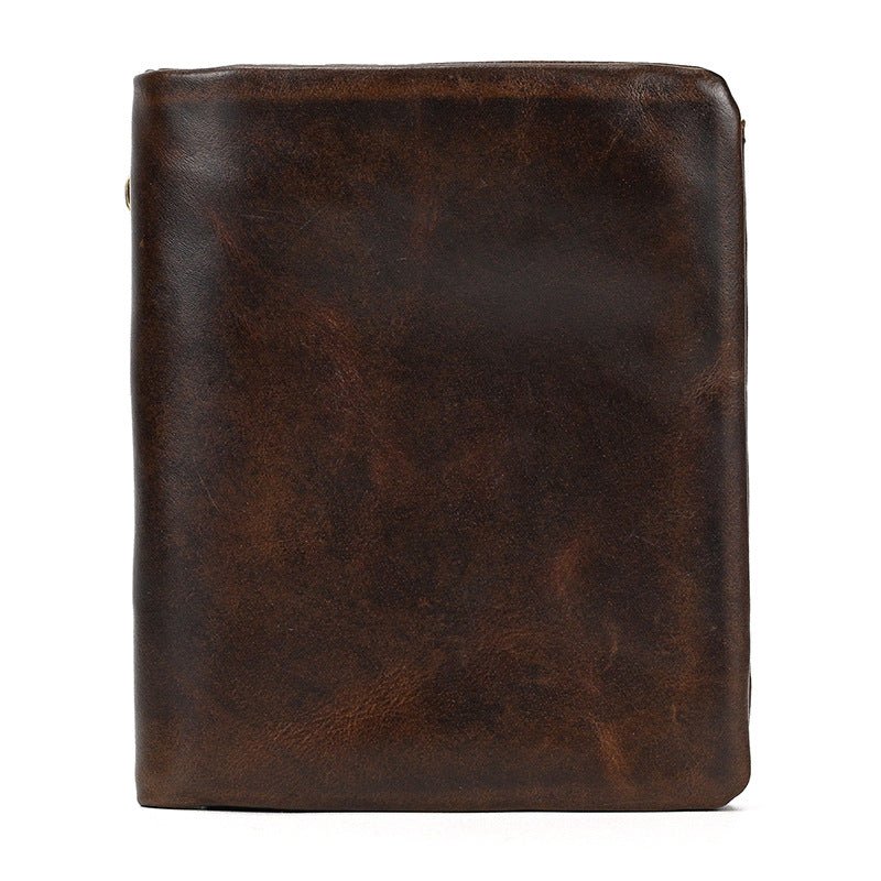The Dravenfold showcases rich, dark leather, perfect for stylish storage and organization. Ideal for everyday use.